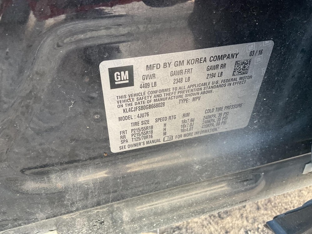 Used Blind Spot Detection System Warning Control Module fits: 2016 Buick Encore