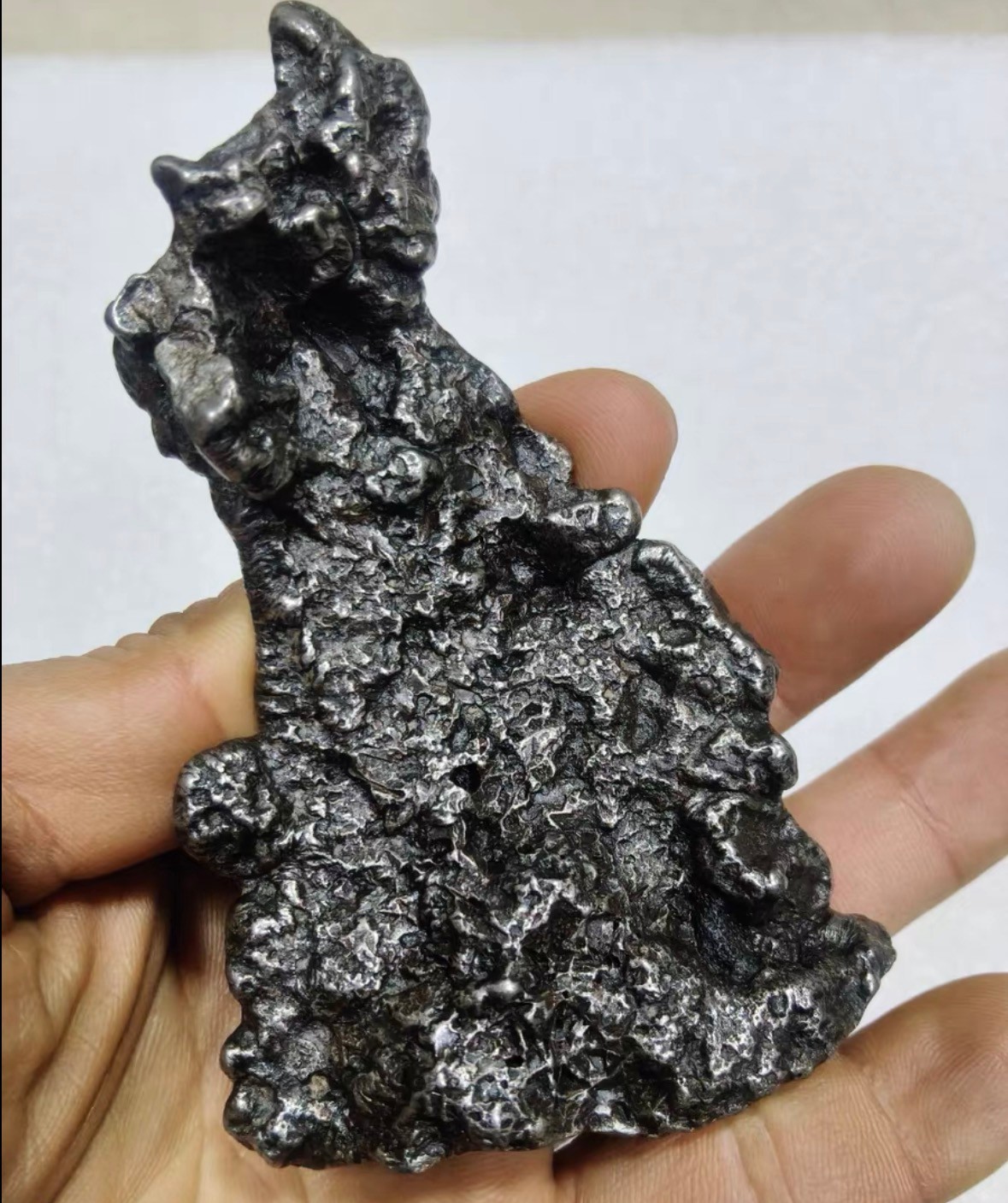 IRON NICKEL METEORITE PIECE METEOR SPECIMEN SPACE ROCK ASTEROID SHARD 301g