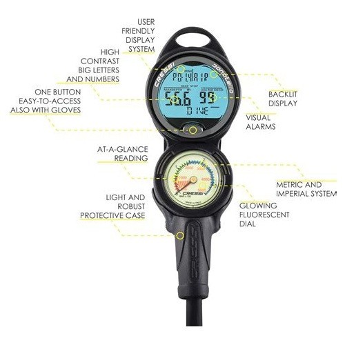 NEW Cressi Donatello 2 Console Dive Computer