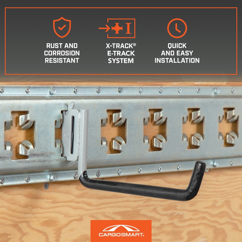 CargoSmart Large Flat Hook, For E-Track/X-Track, Model# 6545