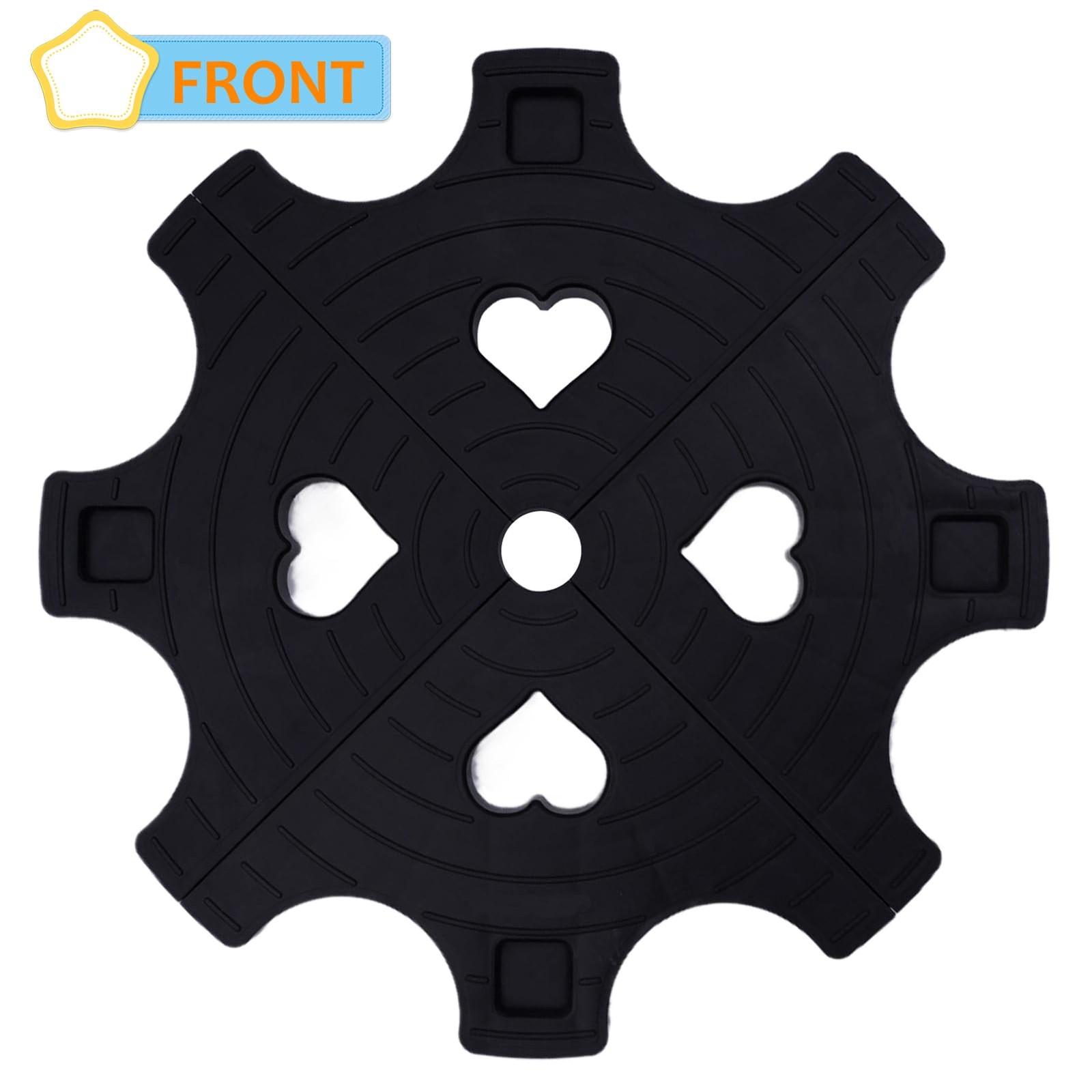 20" Plant Stand with Lockbable Wheels - Large Rolling Plant Caddy with Caster...