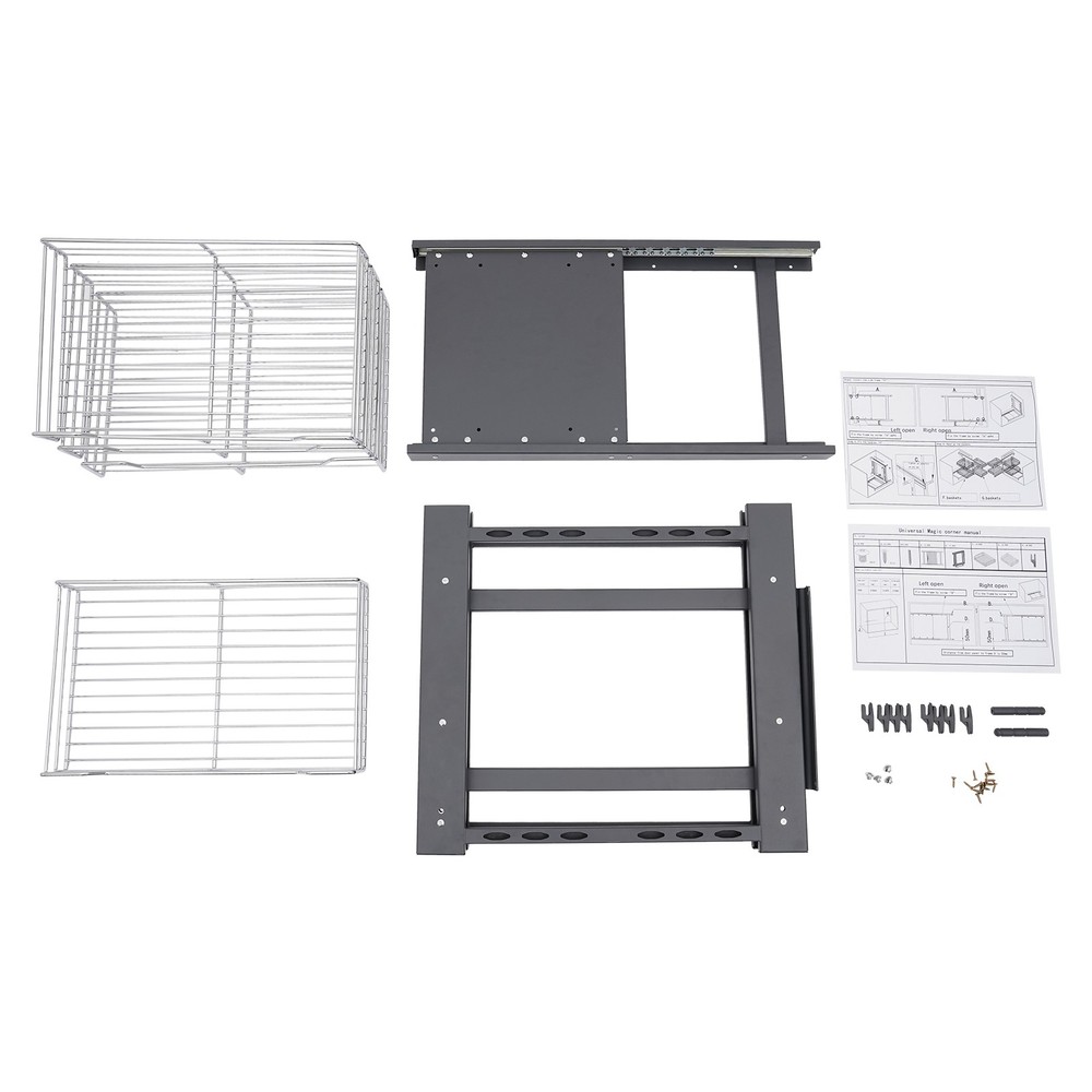 Blind Corner Organizer Pull-out Cupboard Organizer Pull-out Pantry Shelves