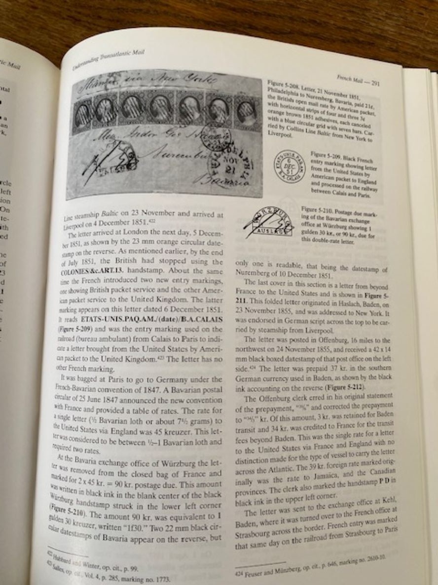 Understanding Transatlantic Mail Volume 1 by Richard F. Winter. W/CD