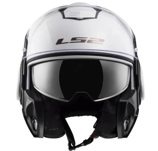 LS2 Modular Helmet Valiant Gloss White Small 399-1022