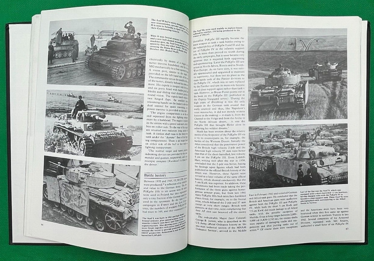 "GERMAN TANKS OF WORLD WAR TWO" BY GEORGE FORTY 1988 UK PRINTING