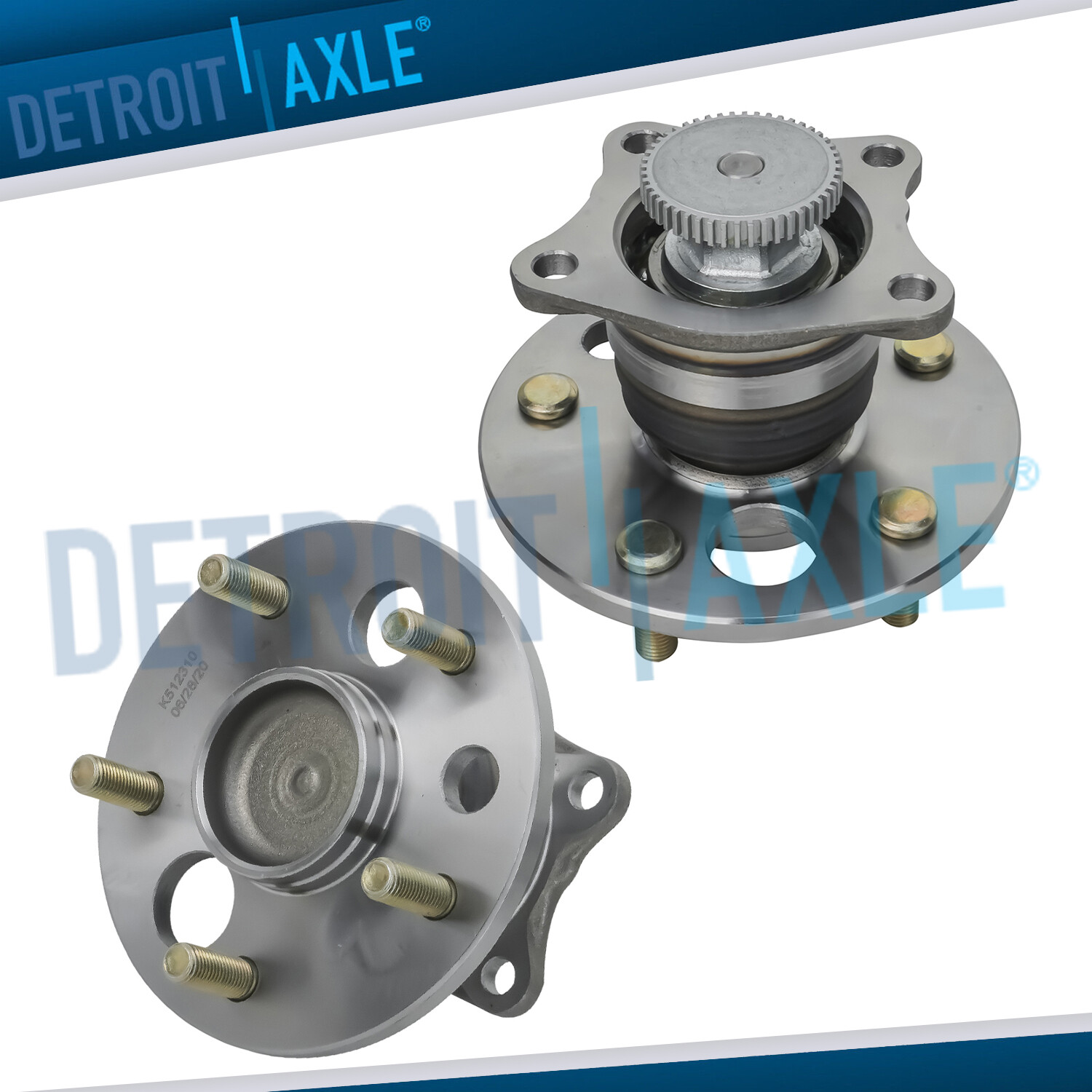 Pair Rear Wheel Bearing & Hubs for Toyota Camry Avalon Solara Lexus ES300 w/ ABS