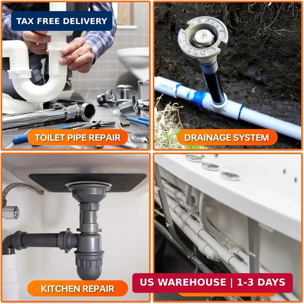 THINKWORK Inside Pipe Cutter for PVC Pipe, Cutter Tool Set with 7 inch Scale Adj