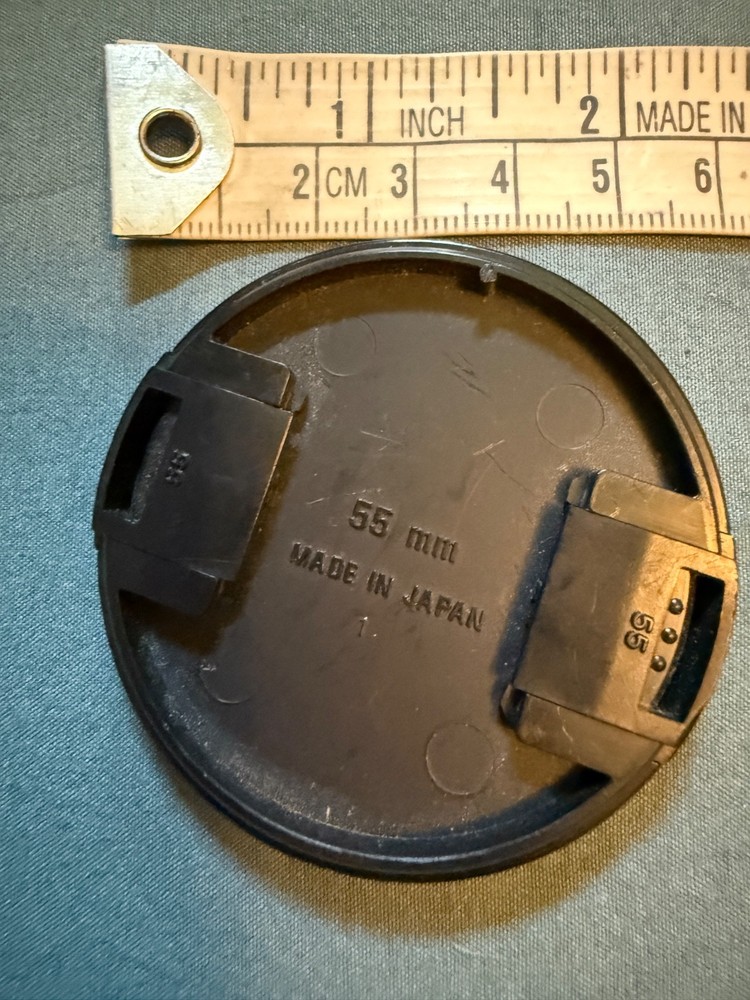 Vintage SIGMA 55mm Lens Front Cap Snap On