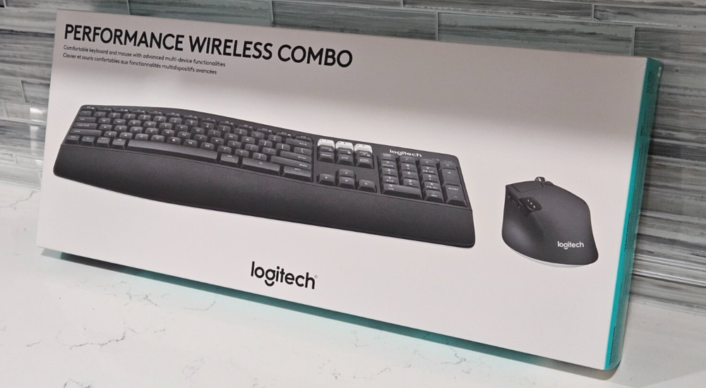 Logitech MK850 Performance Wireless Keyboard Mouse Combo Unifying USB K850 M720