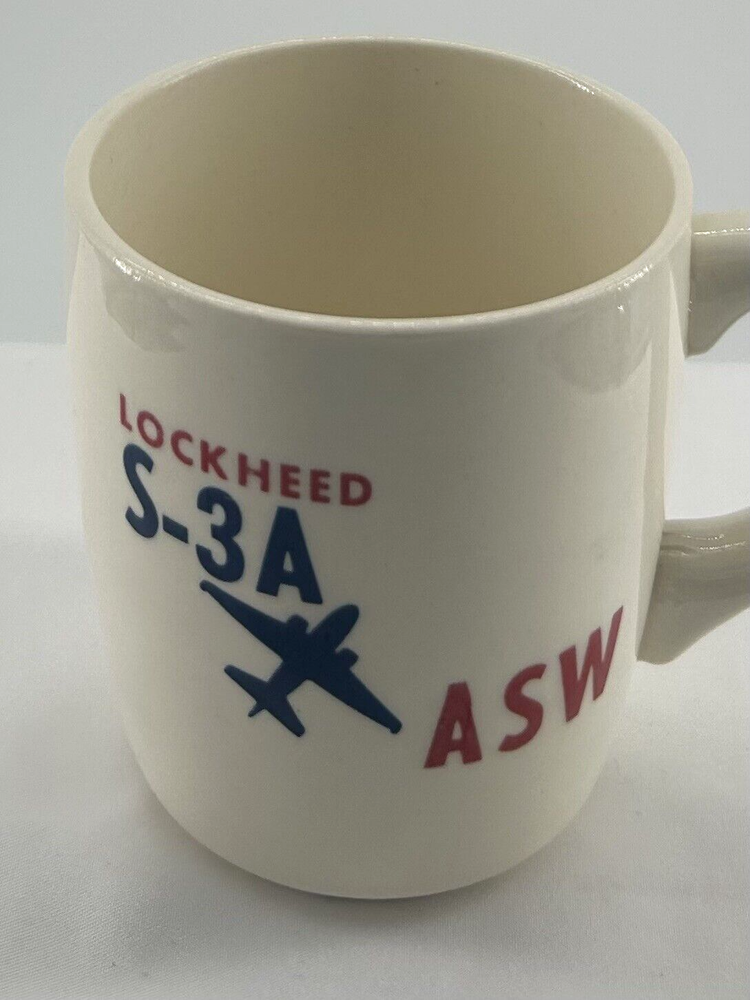 Lockheed S-3A ASW Coffee Mug Cup Vintage