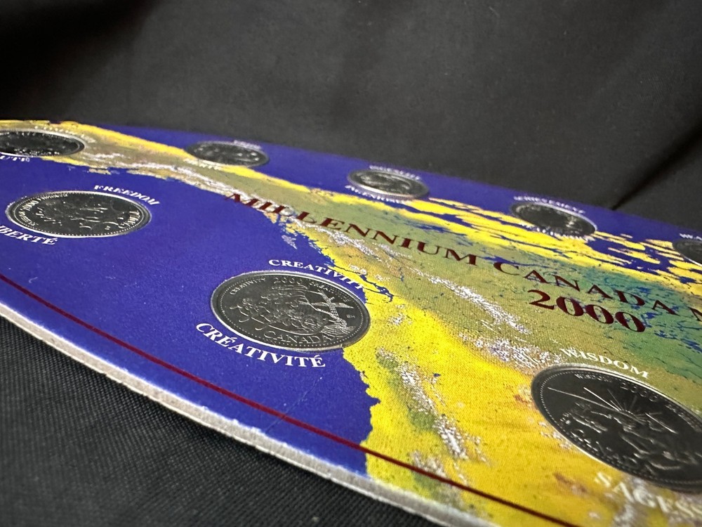 Millenium Quarters Collection 2000 Wide Board Map with Ingenuity, Pride etc.