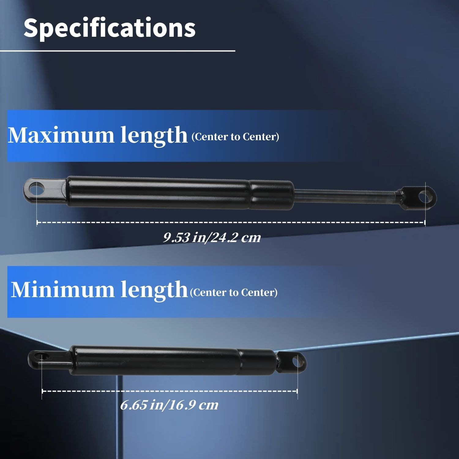 Upgraded Set of 2 Steering Shock Dampers for Zero Turns Mowers 539102720