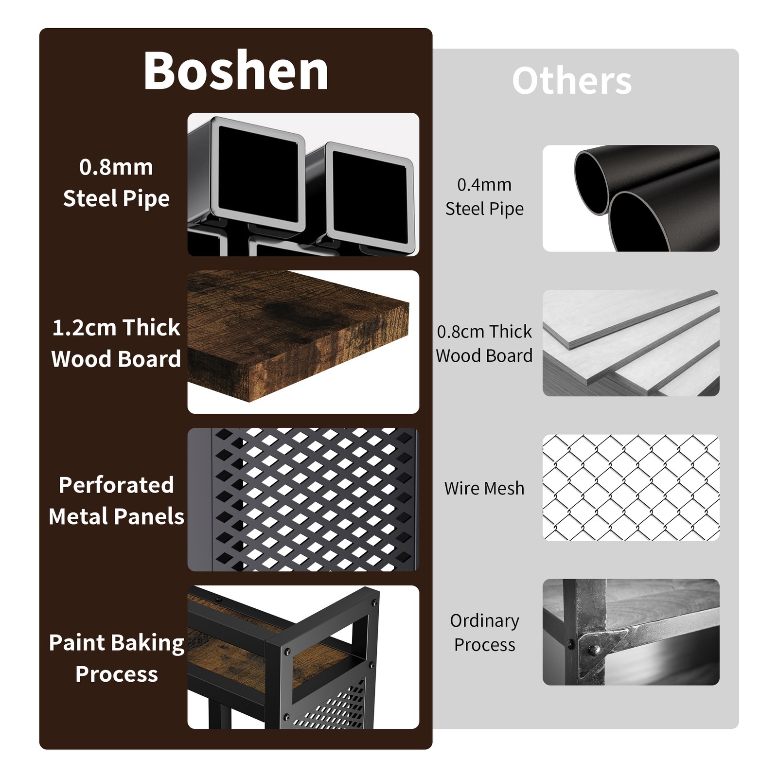 4-Tier Wall Mounted Wine Rack 59" Floating Bar Shelves w/ LED Light for Bar Cafe