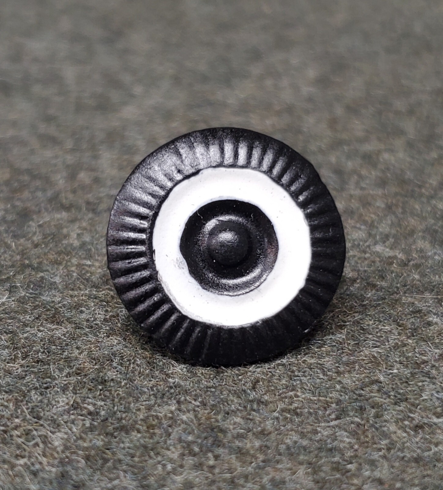 WWI German NCO Cockade painted in Prussian state Colors