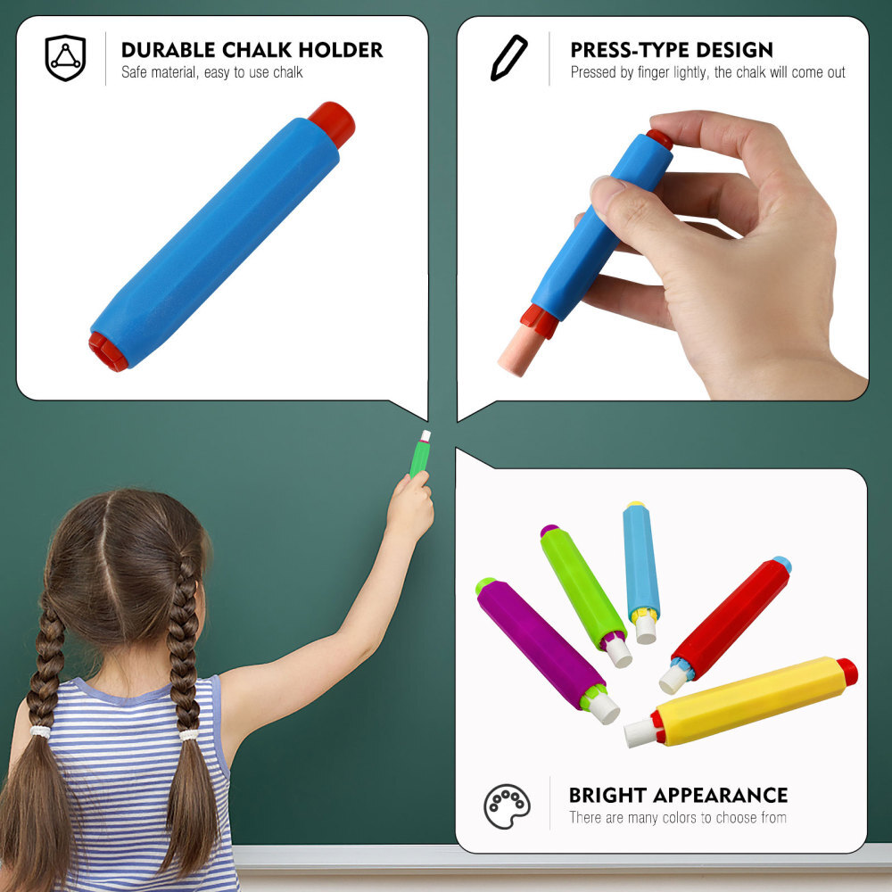 Chalk Holders for Chalkboard - 10Pcs Pack for Easy Storage