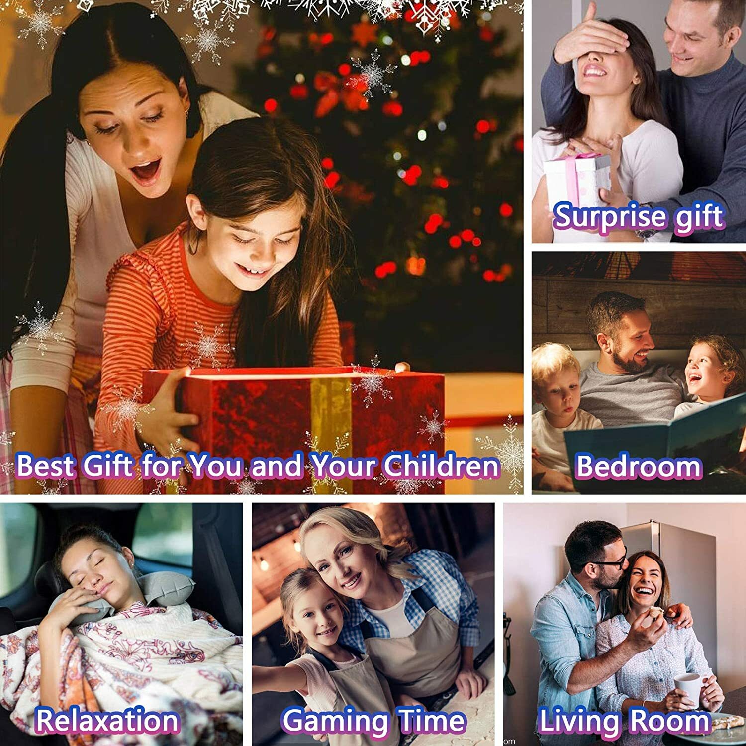 Projector Galaxy Starry Sky Night Light Ocean Star Party Speaker LED Lamp Remote