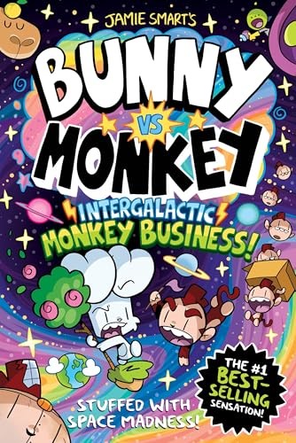 Bunny vs Monkey: Intergalactic Monkey Business! (a P... by Smart, Jamie Hardback