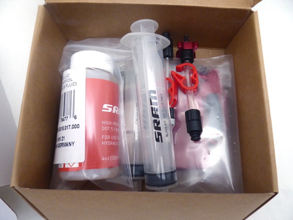 SRAM Standard Bleed Kit X0/ XX/ Guide/Level/Code/Hydro/G2 - Oil Included