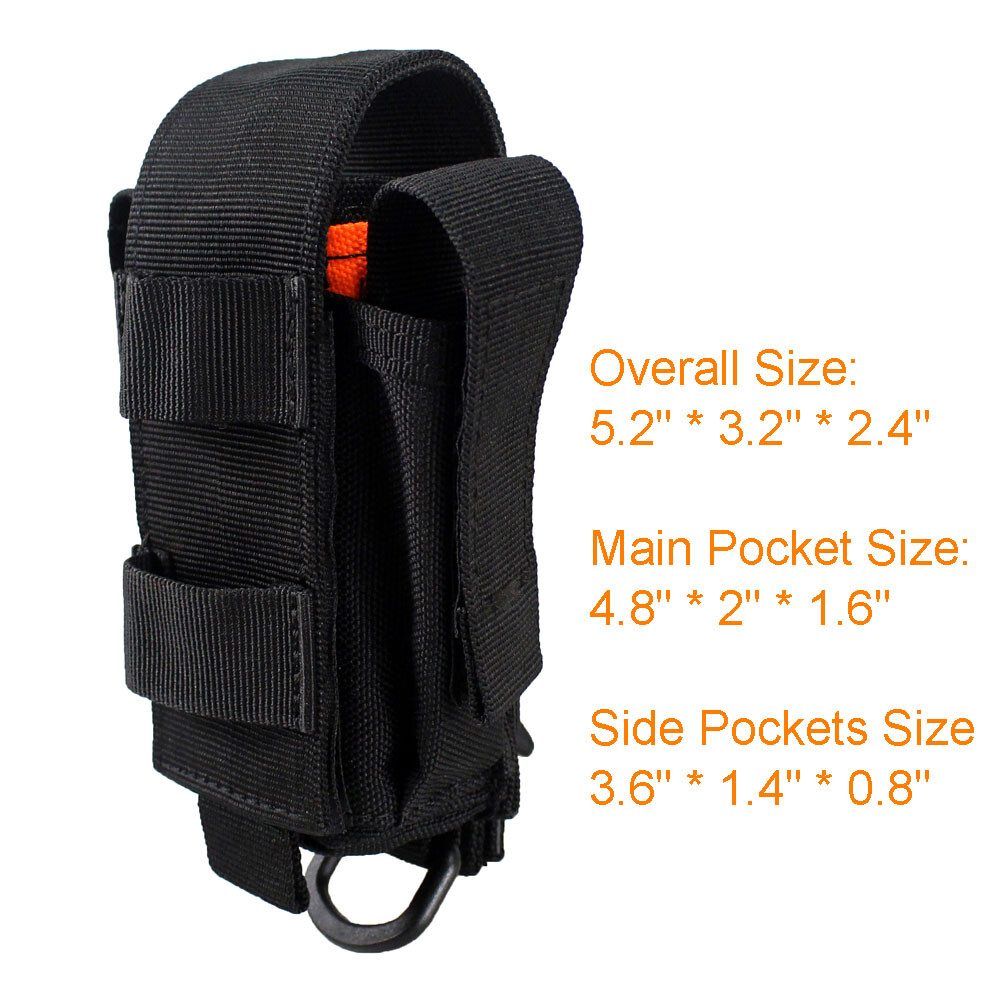 Tactical Molle Multitools Organizer Pouch for Plier Pencil Knife Flashlight Bag