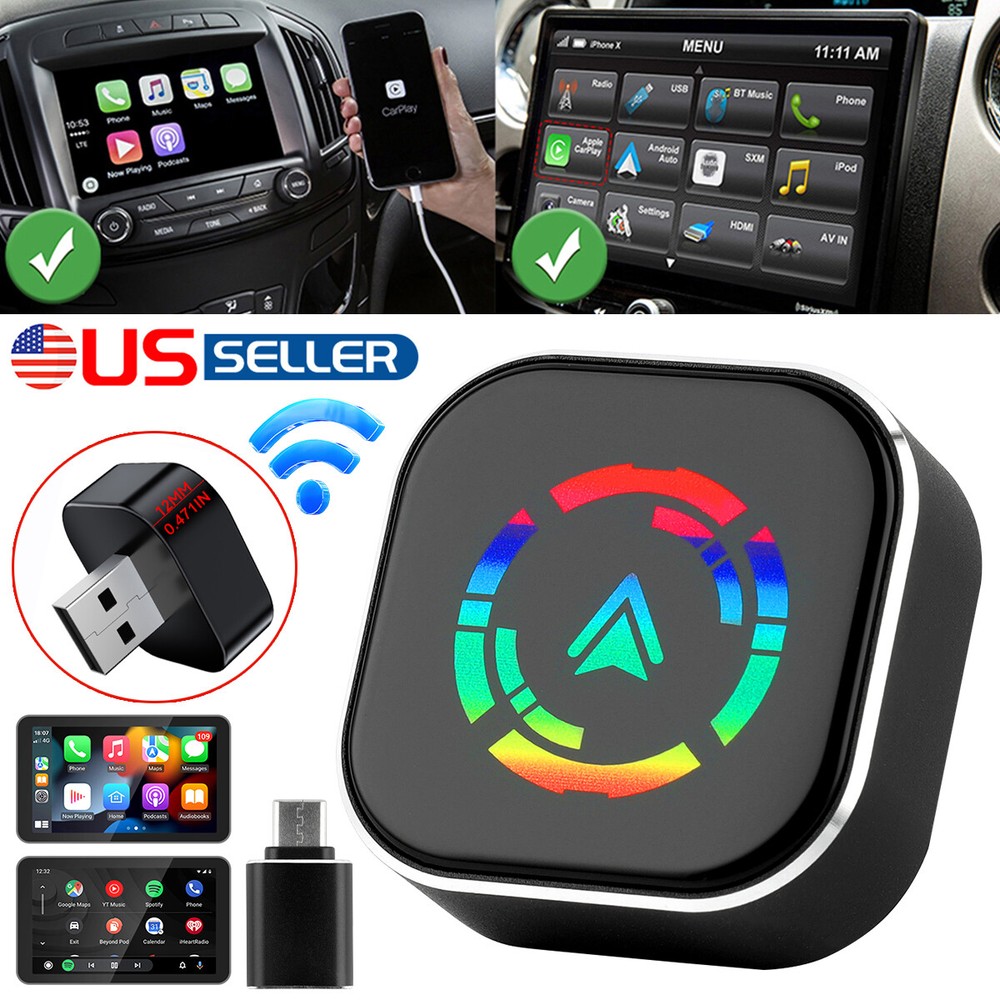 USB Mini Wireless Carplay Adapter Dongle Bluetooth Compatible with iPhone iOS10+