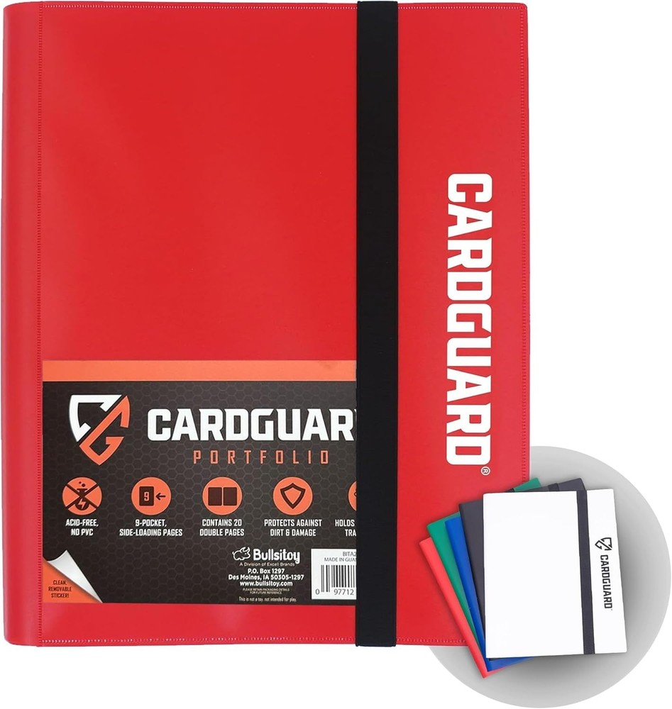 Trading Card Binder Pro-Folio – 9 Pocket Binder - Side-Loading Album, Durable...