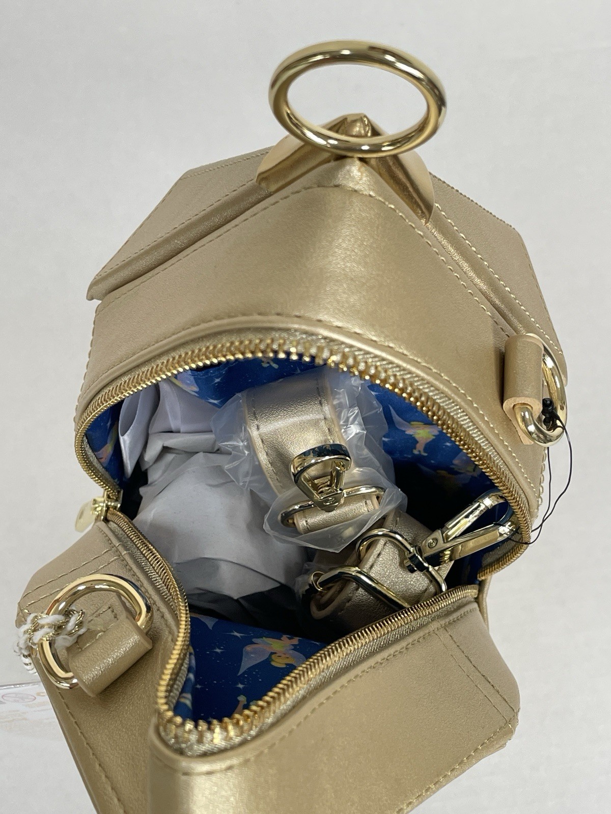 NEW Stitch Shoppe By Loungefly Tinker Bell Lantern Crossbody Bag w/ Pin PeterPan