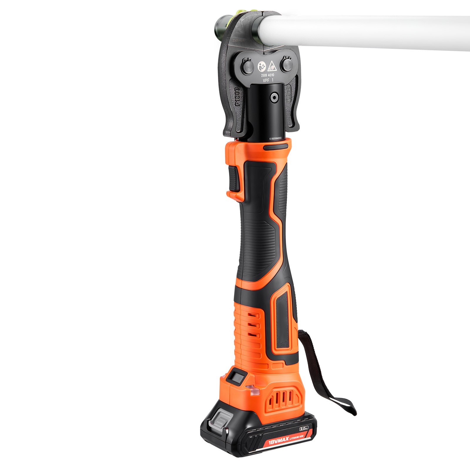 Uimoso 18V Press Tool Kit for 1/2" 3/4" 1" PEX Pipe Stainless Steel Ring