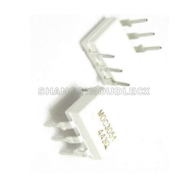 5PCS IC MOC3051 FSC OPTOCOUPLER TRIAC-OUT 6-DIP