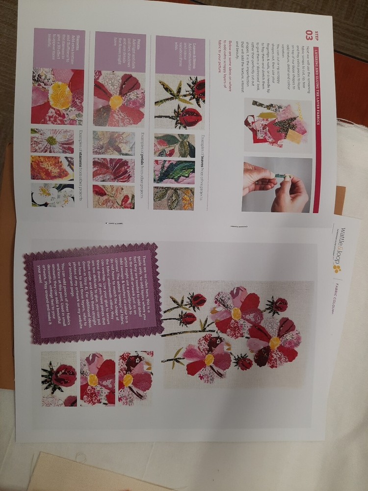 Gorgeous Wattle & Loop Handmade Slow Stitching Kit ~ Cosmos