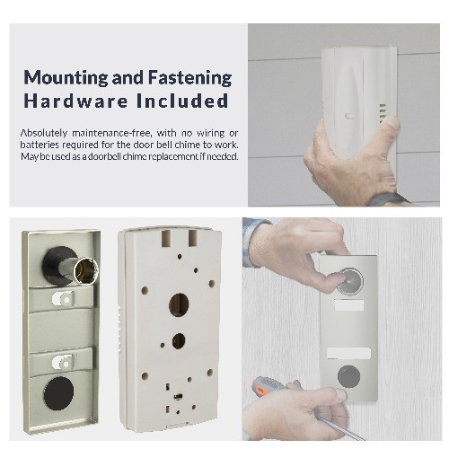 Newhouse Hardware MC145S Wireless Mechanical Two-Note Chime