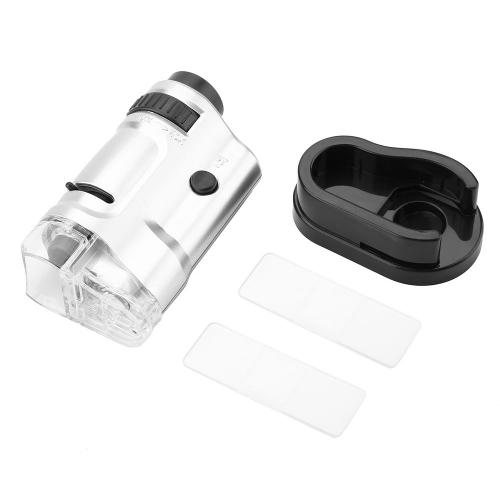 LED Illuminated Mini Pocket Microscope For Collectors Recommended