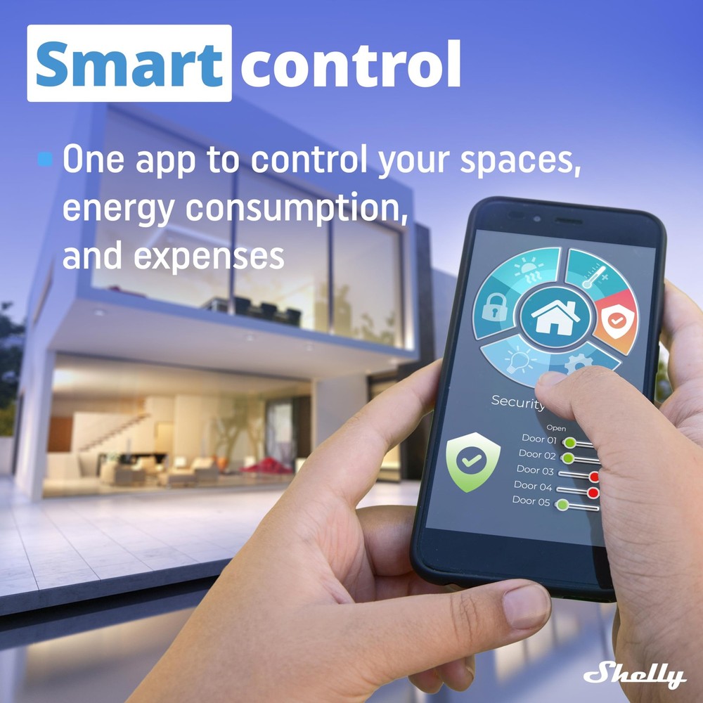 Shelly Plus Uni | Smart Wi-Fi and Bluetooth Operated Module with Dry...