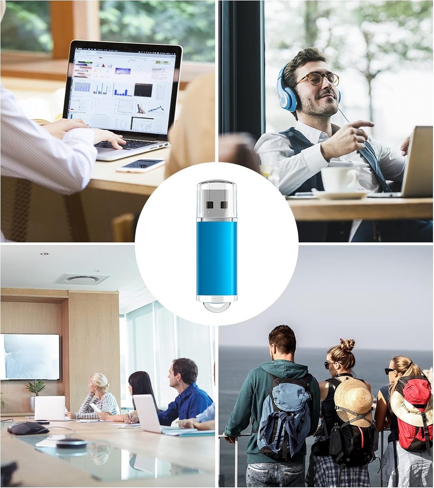 TOPESEL 64GB USB 3.0 Flash Drive 2 Pack