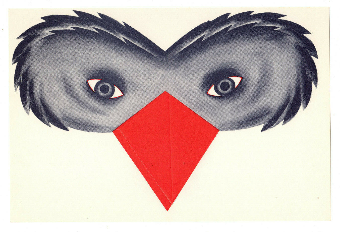 Alfred Hitchcock's THE BIRDS - Vintage 1963 Movie Promotional Mask UNUSED & RARE