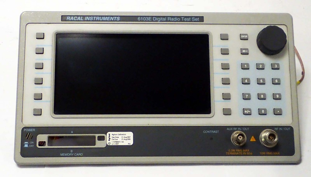 RACAL INSTRUMENTS 6103E FRONT PANEL 19-3211 WITH KEYBOARD AND DISPLAY MODULE