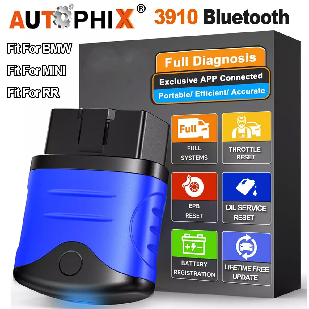 Autophix 3910 for BMW Bluetooth OBD2 Code Reader All System Diagnostic Scanner T