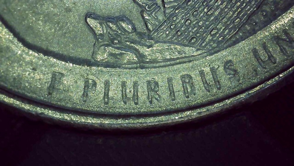 2011 P Quarter error misaligned die and machine doubling
