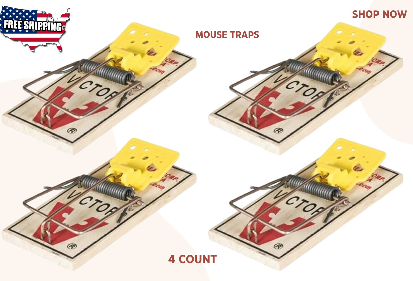 Mouse Trap - ( 4 Count )