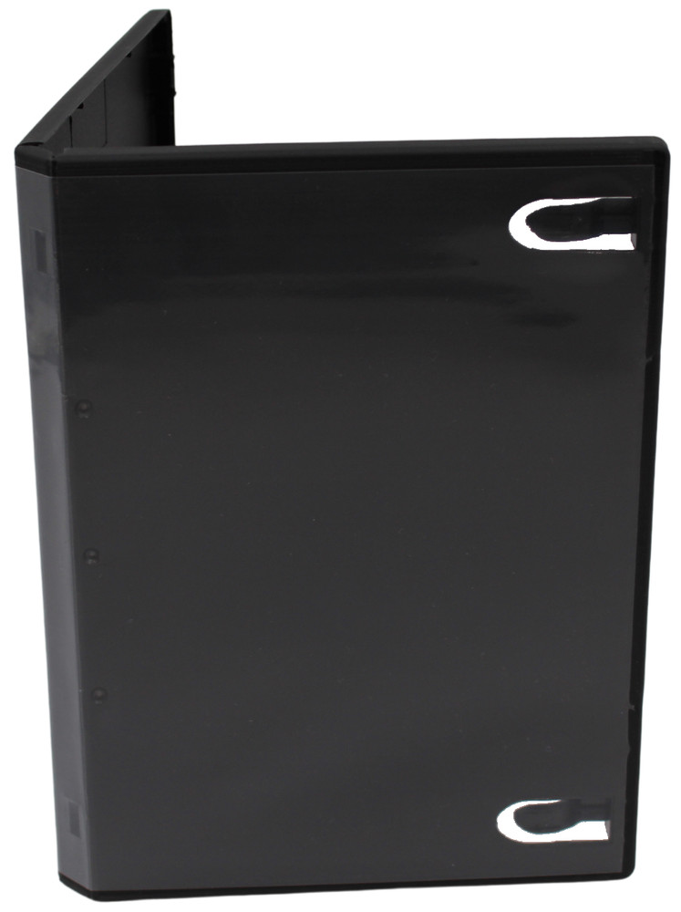 100 Pack Standard Black DVD 3 Disc 14mm Premium Replacement Cases