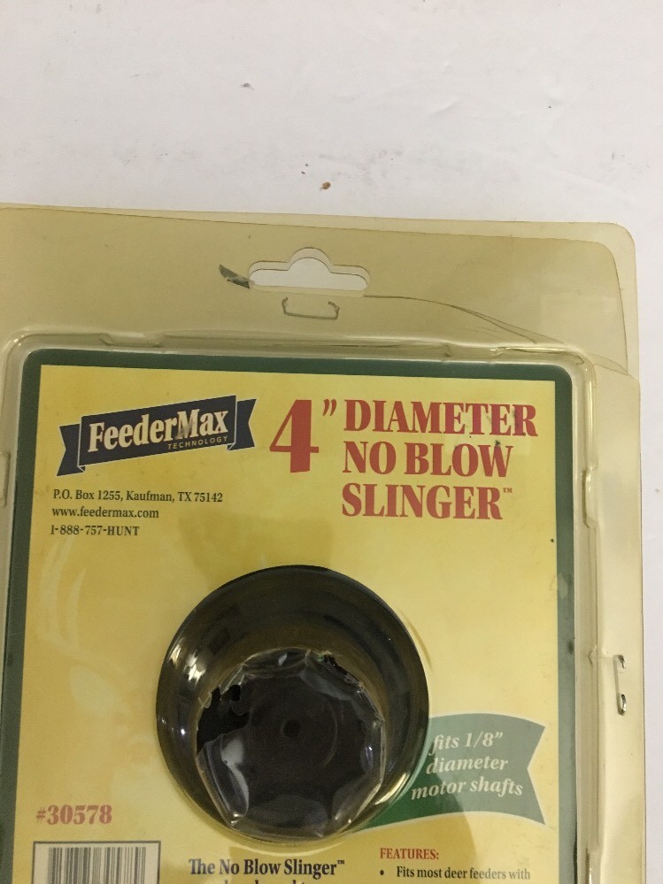 FeederMax 4" Diameter No Blow Slinger