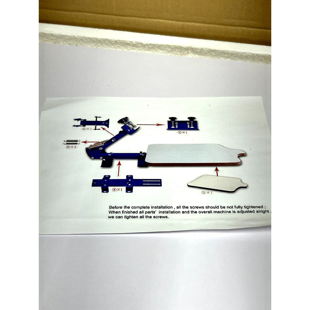 Screen Printing Starter Beginner Kit With Machine and Everything You Need