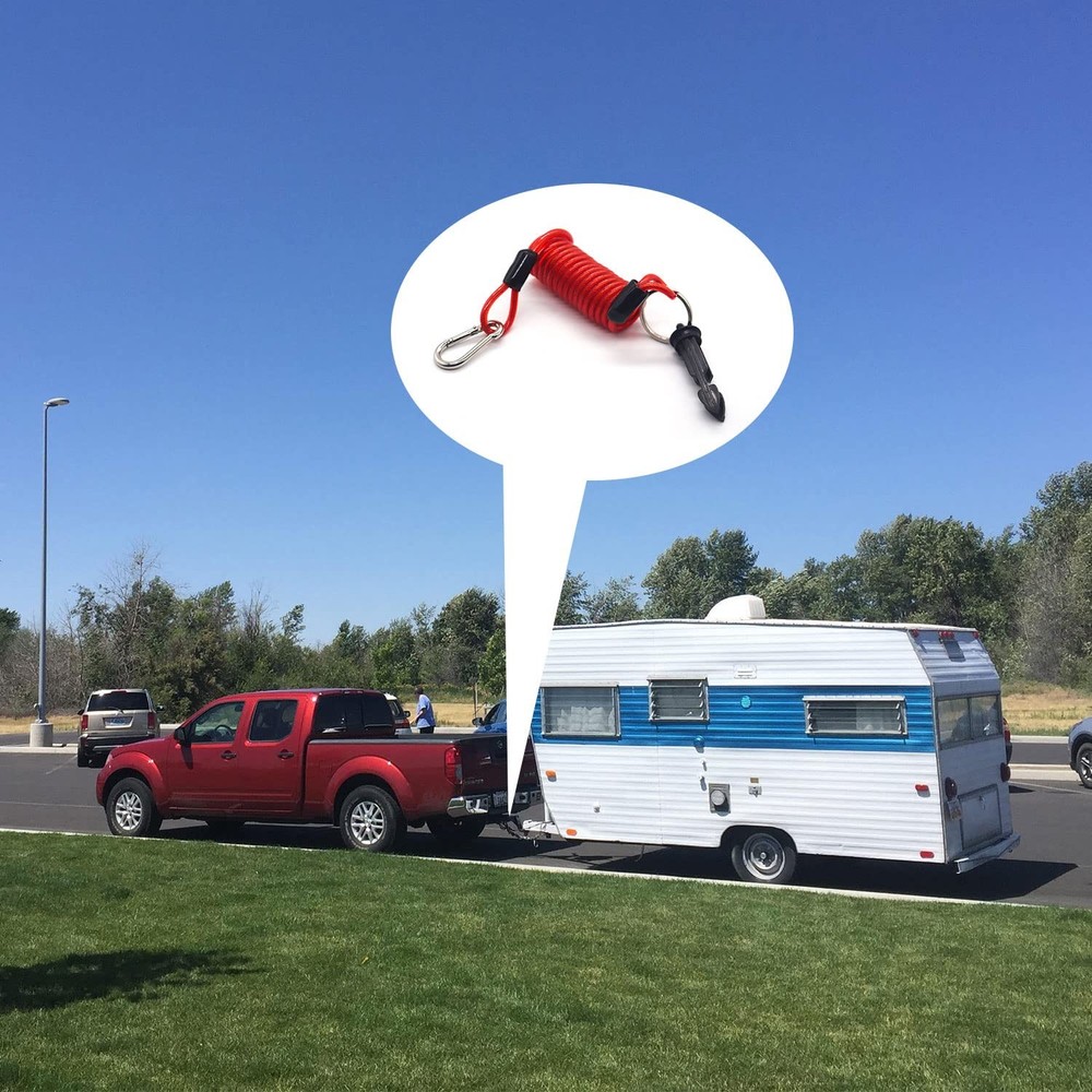 bestune Trailer Breakaway Cable Replacement - 4 Ft