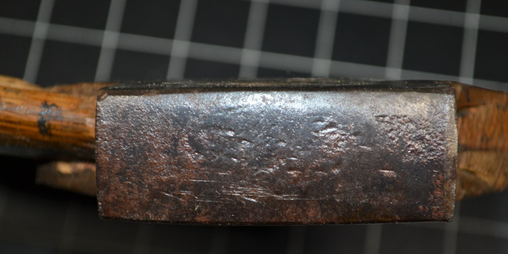 BEATTY - BROAD AXE WITH ANTIQUE HAND MADE HANDLE