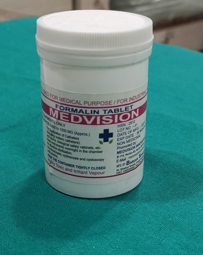 Formalin Tablets Paraformaldehyde Sterilisation & Disinfection.