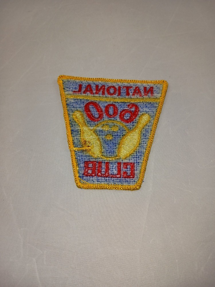 600 Club Cloth Bowling Patch