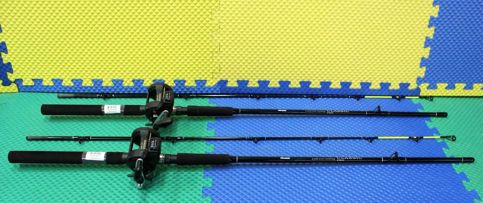 Okuma Classic Pro 7'Leadcore Trolling Combo CP-LC-70-CT/MA20D Chartreuse Tip 2PK