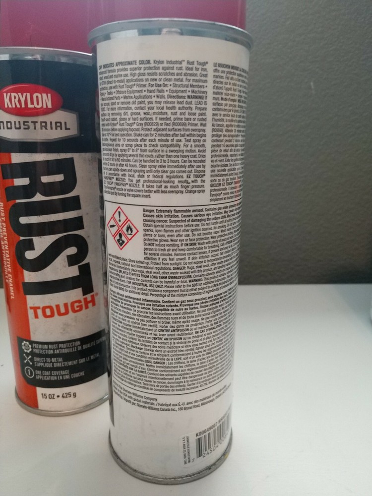 3( Three)KRYLON RUST Touch Preventative EnamelsRust Protection-one little damage