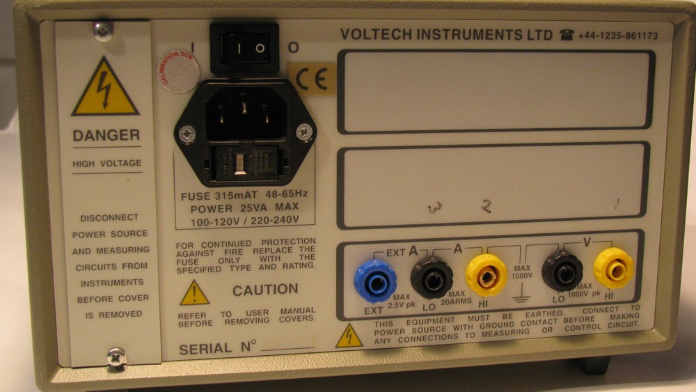 Voltech PM100 Single-Phase Power Analyzer