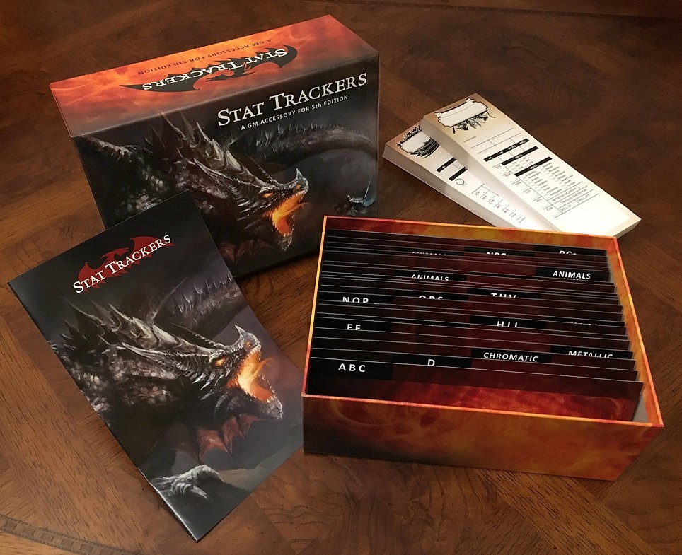 DND Stat Tracker Core Set. GM Monster Character Tracker