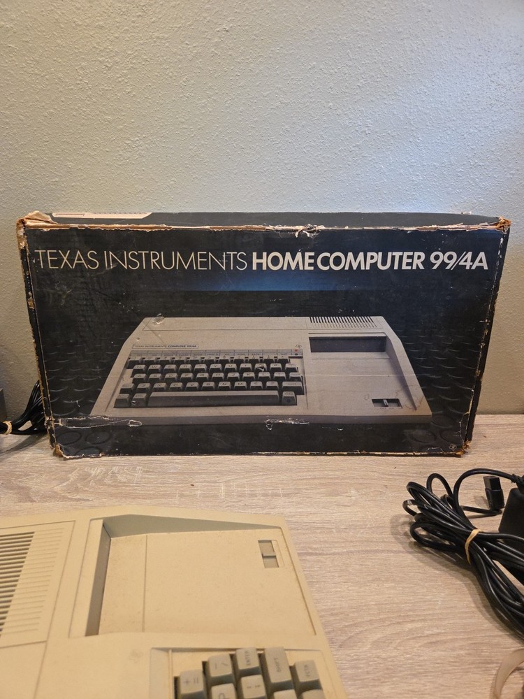 Vintage Texas Instruments Ti-99/4A (PHCOO4A) Home Computer Bundle Untested